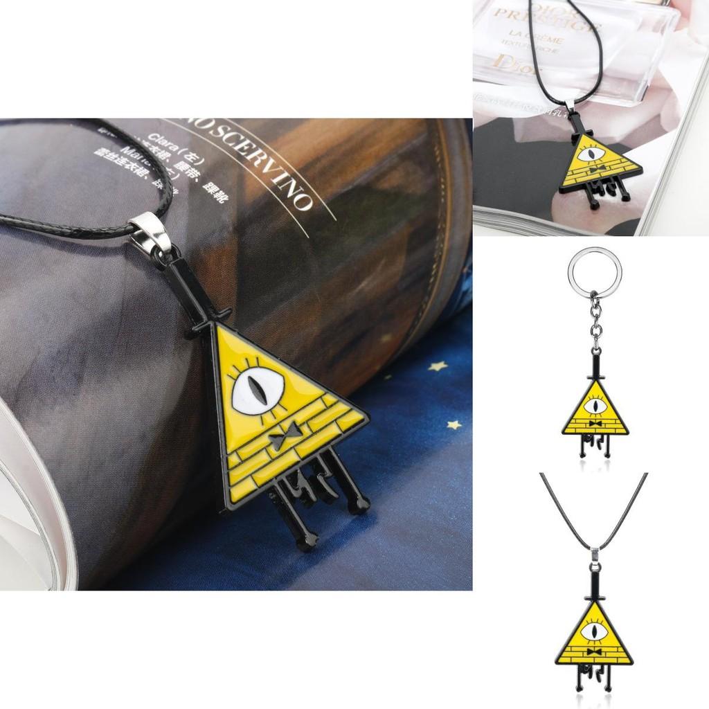 Gravity Falls Bill Přívěsek Řetízek Ze Slitiny s Elektrogalvanickým Povrchem pro Cosplay a Každodenní Nošení