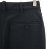 Unused IENA Made In Japan Striped Pattern Flare Pants 36 Black LA BOUCLE Women Used