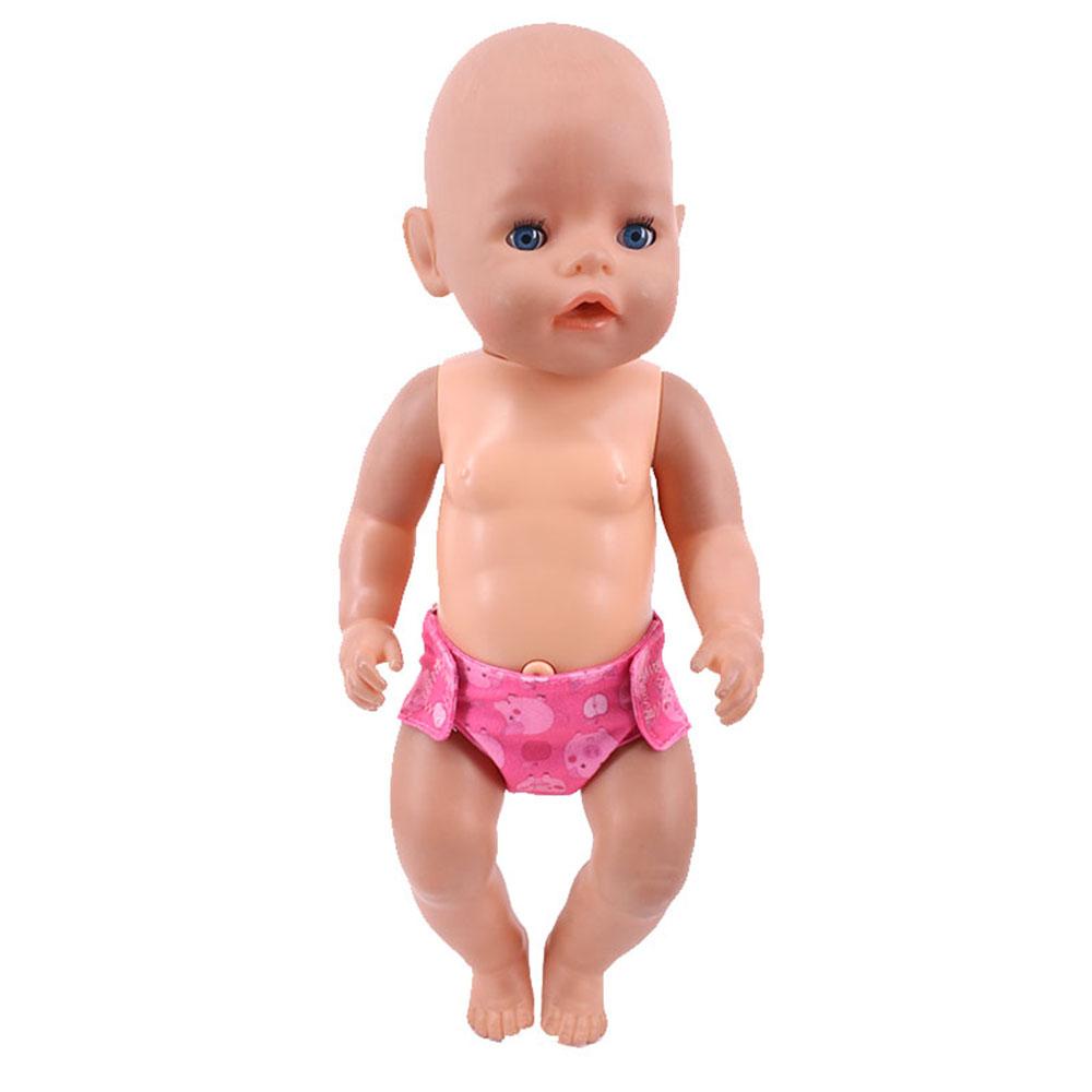 Scutece pentru păpuși Lenjerie intimă drăguță Imprimeu animal fructe Pentru păpușă americană de 18 inch Fete și 43 cm ,Accesorii haine pentru păpuși