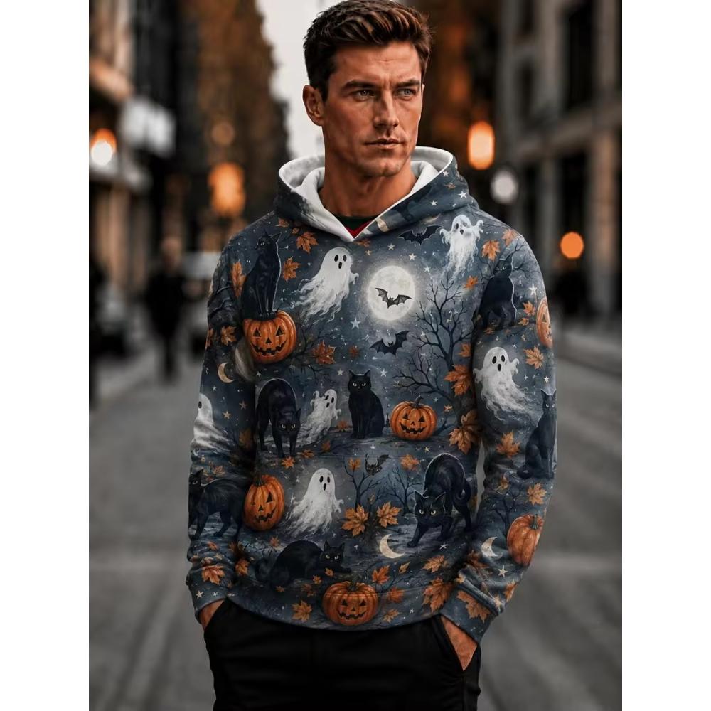 Funny Men's Versatile Hoodie Casual Simple Soft Hoodies Sweatshirts Men’s