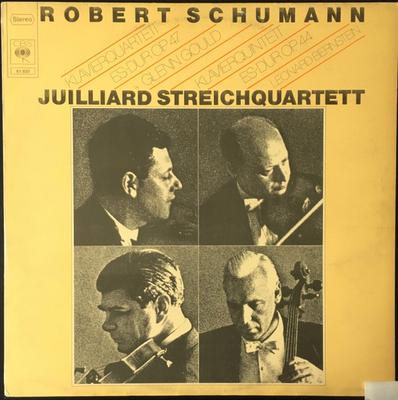 LP Record ROBERT SCHUMANN - GLENN GOULD , LEO - Klavierquartett Es-dur Op. 47 / Kla 61820 CBS 1978 Germany Classical Used