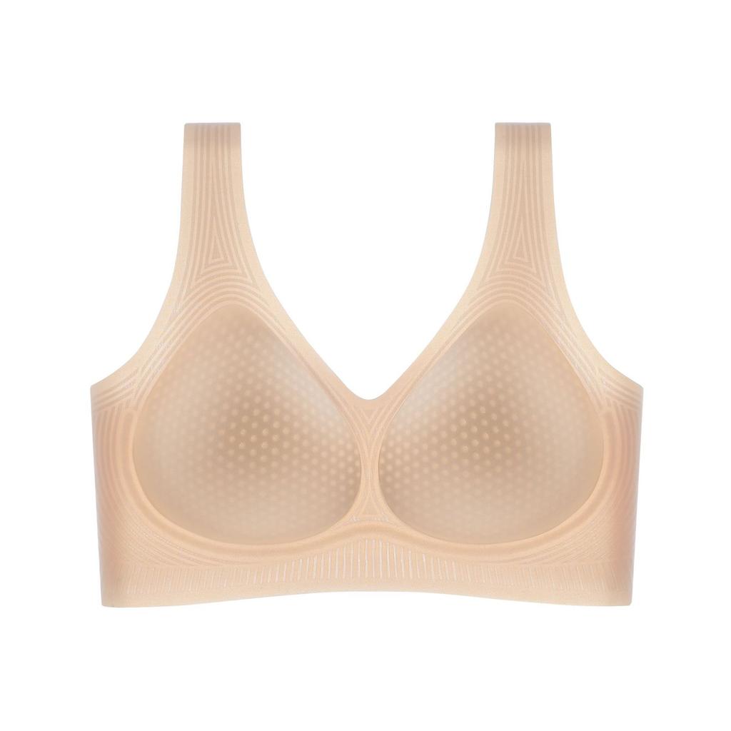 Fragrance Foundation Ultra-thin Vest Shows Small One-piece Soft Support Seamless Steel Ring Bra