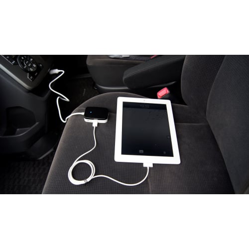 Meltec Car Inverter Mobile Tap 2way (USB & Outlet) DC12V 1 Outlet 30W 2 USB Outlets 2.1A Black Meltec MTU-30K