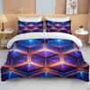 3D Geometric Hexagonal Rhombus Print Bedding Set Duvet Cover 1 Duvet Cover 2 Pillowcases Adult and Kids Bedding Set Luxury Gifts