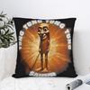 Federe per Cuscino Piazza Tung Tung Sahur Federe Divertenti Meme Italiano Brainrot Copricuscino Decorativo Copricuscino da Lancio per Auto xcm