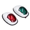 2 Pcs LED Boat Navigation Light Green   Red Port 1NM Visibility IP66 Waterproof LED Boat Bow Lights  1224V