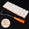 1Set/11PCS Long-Haired Roller Brush 360° Rotation Wall Repair Brush Paint Roller Kit  Wall Coating