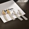 Elegant Long Tassel Chain Earrings, Luxury Pearl Drop Studs for Vacation