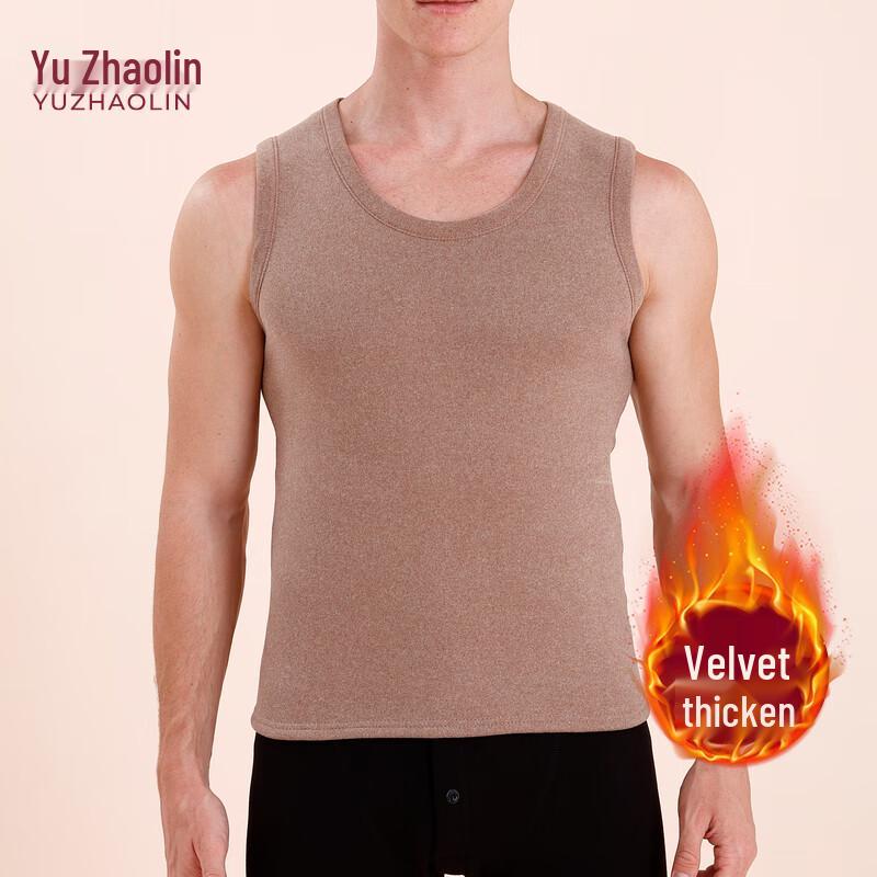 

YUZHAOLIN Men s Thermal Fleece-Lined Vest 4XL