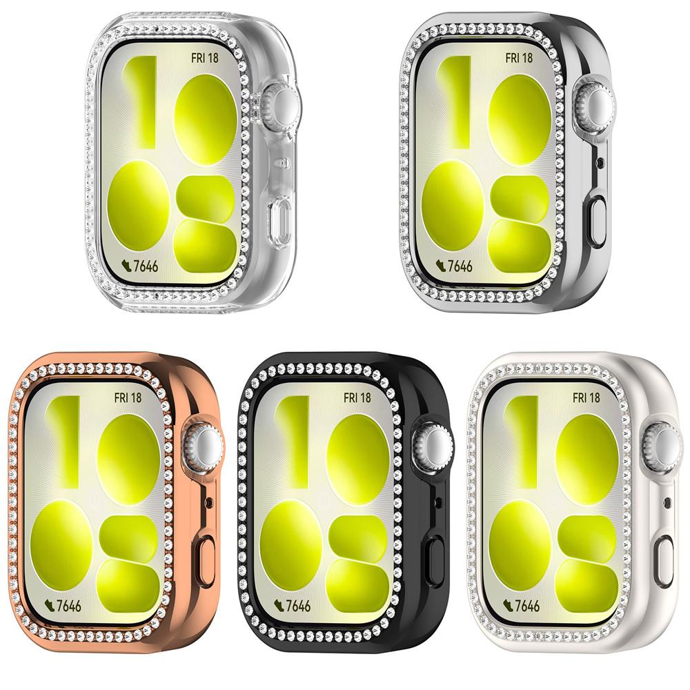 Bling PC Case for Huawei Watch Fit 5 / 5 pro Diamond Crystal Protective for Huawei Watch Fit 5 / 5 pro WatchProtector Band