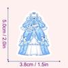 63-Piece Clothing Design Doodle Stickers for Skirts & Outfits