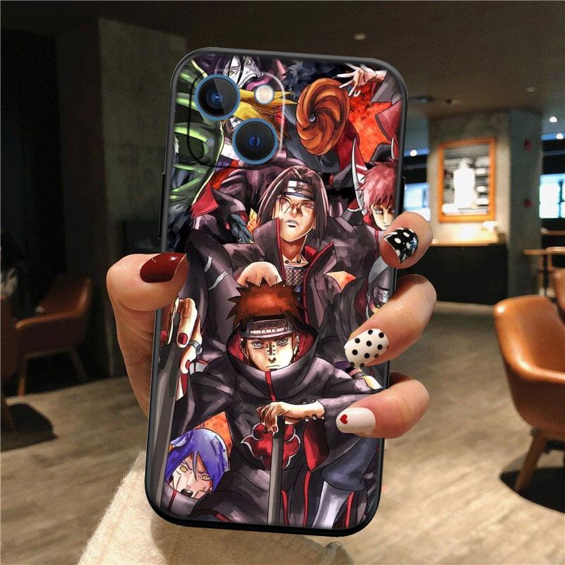 TR37 Naruto Akatsuki New High-End Shell Phone Case for iPhone SE X XS XR 16E 11 17 Pro Max 8 7 6 6s Plus Air