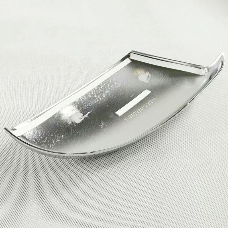 ABS Chrome For JETTA MK6 2015 2016 2017 2018 Car rearview mirror block rain eyebrow Cover Trim Car Styling Accessories 2pcs