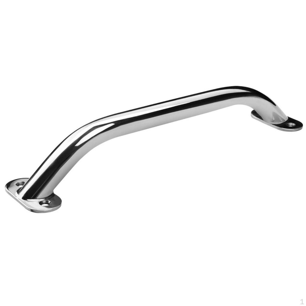 Polished Stainless Steel Grab Handle Marine Sturdy Construction Handrail for