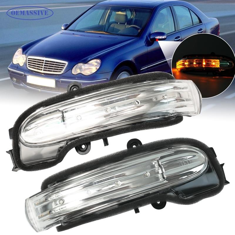 

Left Right Side Mirror Turn Signal LED Light Indicator Repeater Blinker For Mercedes-Benz W203 C-Class 2038201521 2038201621