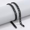 Simple Stainless Steel Grinding Chain Hiphop Necklace Street Hip Hop Titanium Steel Tide Jewelry Nk Chain