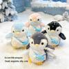 Adorable Penguin Plush Shoulder Bag with Keychain – Perfect Gift for Couples and Kids