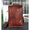 Personalized Leather Backpack Knapsack for Women Girls Daypack Gift for Her Backpack for Guys Laptop Backpack School Bag Tan