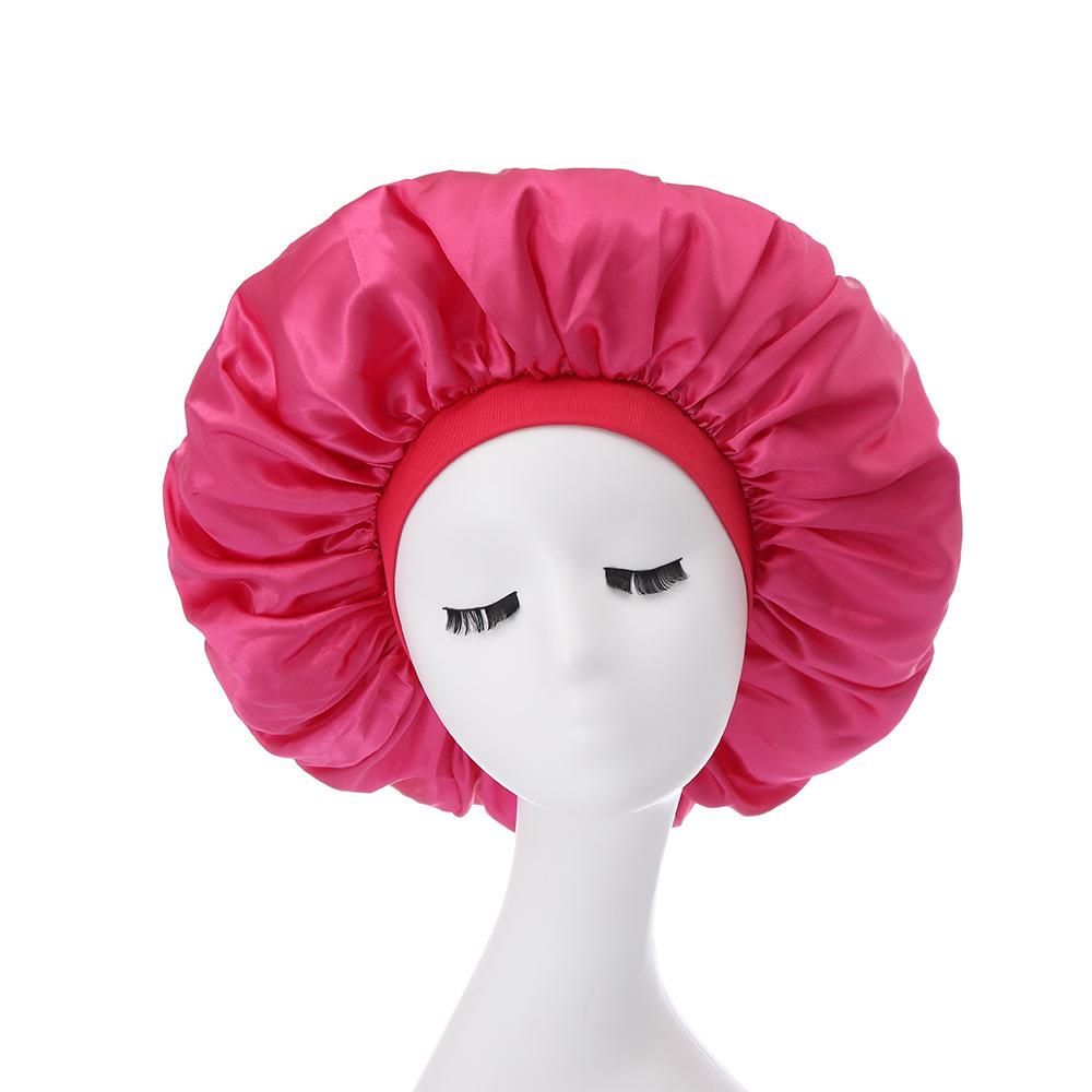 Extra Large Satin Sleep Cap: Wide Brim Headscarf for Hair Protection and Chemo Care