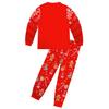 New Arrival Christmas Reindeer Print Pajama Set - Long Sleeve Top & Pants