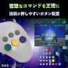 K&SGAMER Sega Saturn-Style Gamepad USB Controller, Steam PC Compatible (Mist Gray)