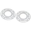 2 Set Light Fixture Mounting Bracket 4in Universal Lighting Steel Circle Crossbar Ceiling Fan Plate Complete Accessories