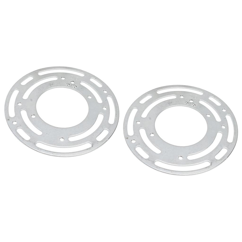 2 Set Light Fixture Mounting Bracket 4in Universal Lighting Steel Circle Crossbar Ceiling Fan Plate Complete Accessories