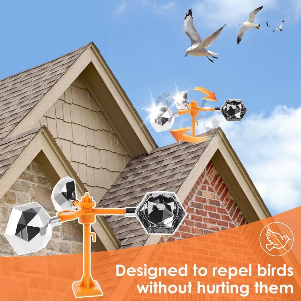 Reflective Swivel Bird Scarer Anti-birds Animal Scare Devices NEW Pigeons Repeller  Airport