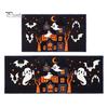 2 ks Halloweenský kobereček Koupelnová podložka Super absorpční Rychleschnoucí Protiskluzový dýňový potisk Víceúčelová halloweenská party dekorace Kuchyně