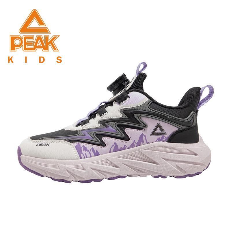 

PEAK Boys New Autumn Basketball Shoes: Lightweight Leather Outdoor Sports Sneakers for Kids. 31 темно-фіолетовий колір/фіолетовий