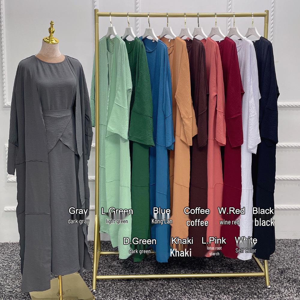Loriya Solid Color Three-Piece Set LR522 - Turkey & Dubai 2022 Edition