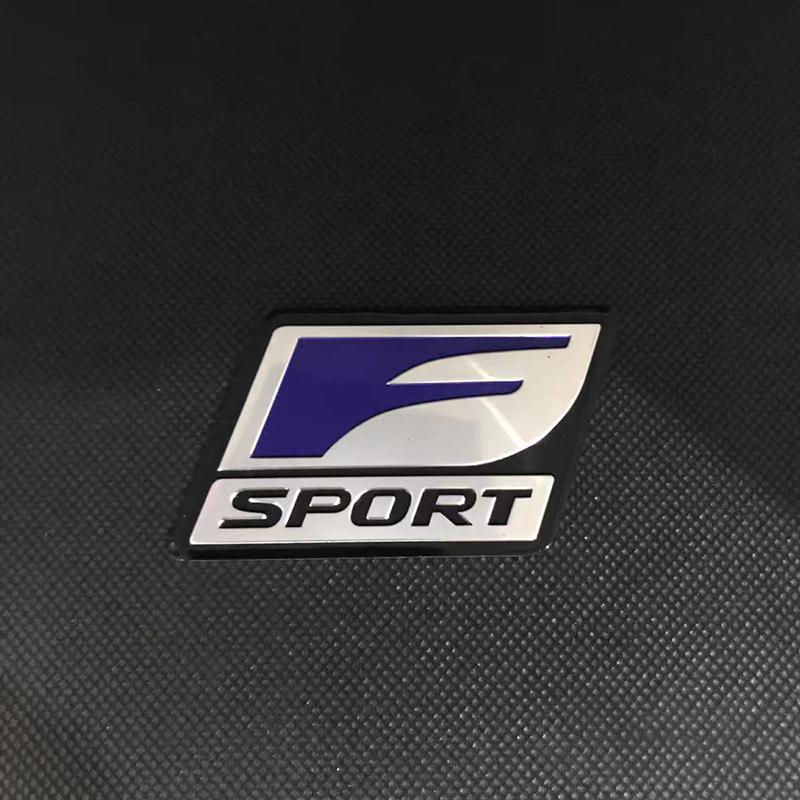 F SPORT Emblem Car Stickers 3D Metal Auto logo Badge Decal For Lexus GS IS LS500h ES260 ES300h RX350h NX260 UX260 LM LC RZ450e T
