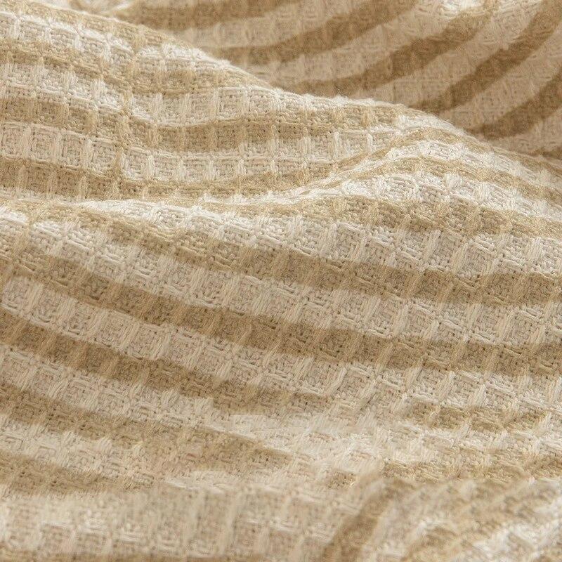 Sofa Knitted Blanket Nordic Simple Solid Color Cotton Thread Sofa Protective Cover Bedspread Leisure Tapestry Picnic Blanket