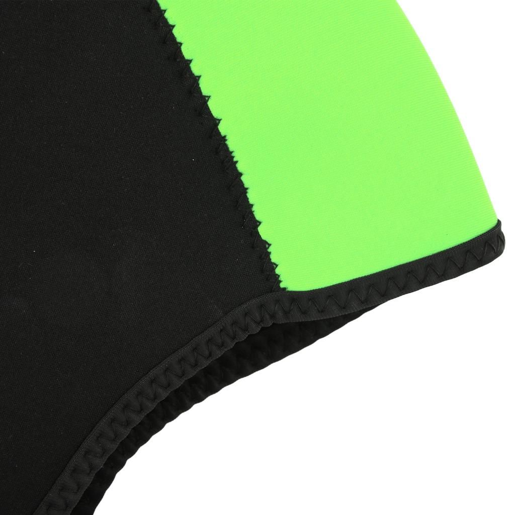 Neoprenhaube Thermisch Schwimmen Surfen Tauchen Haube Sonnenschutz UV-Schutz Schnelltrocknend für Herren Damen Schwarz Grün