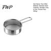 Baking Flour Sifter Small Stainless Steel Fine Mesh Sieve for Cocoa Powder Handheld Sugar Egg Liquid Filter Home Kitchen