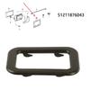 1pc Handle Trim 51211876043 Door Handle Trim Plastic Black