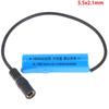 18650 Dummy Cell Battery Housing 0V Adapter Tube 5.5x2.1mm/5.5x2.5mm Port for Battery Capacity Testing