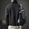 2025 Winter Men's American-Style Heavyweight Fleece Warm Jacket - Trendy, Loose, Plus Size Outerwear for Autumn/Winter.