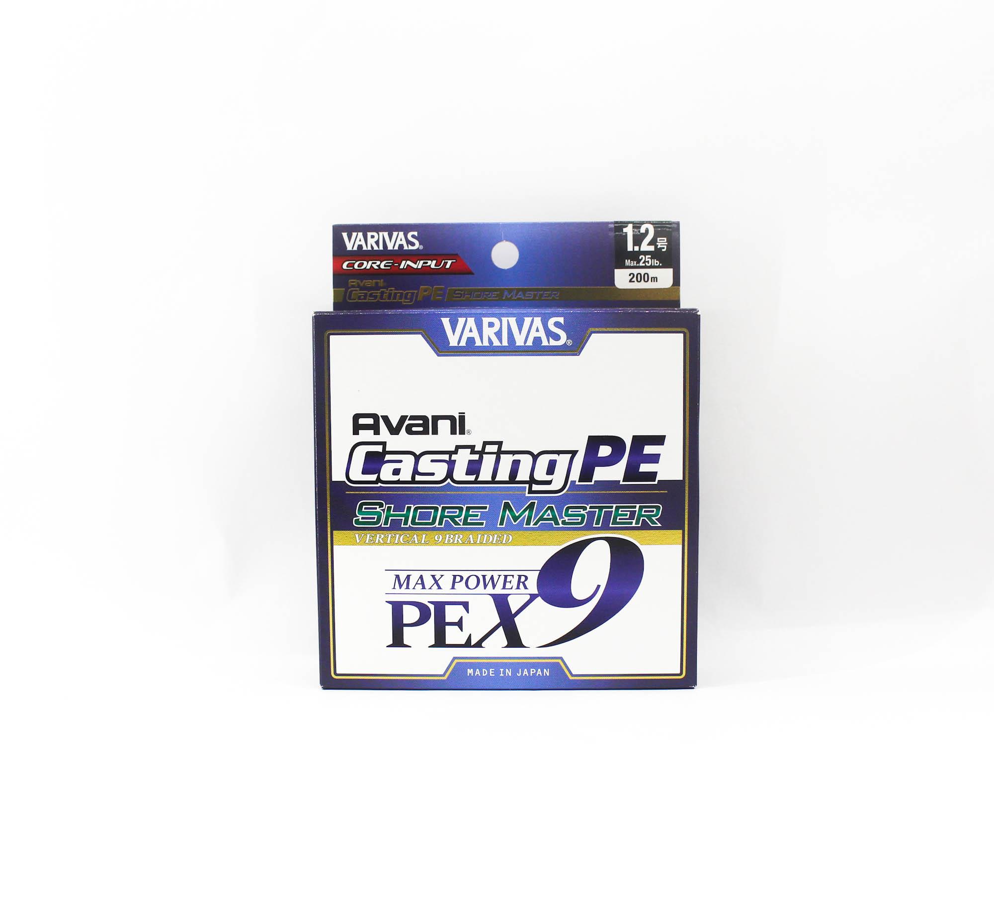 

Varivas P.E Line Avani Shore Master Casting X9 200m P.E 1.2 25lb (0877) белый
