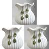 Medieval Style Retro Alloy Earrings With Handcrafted Finish For Ladies