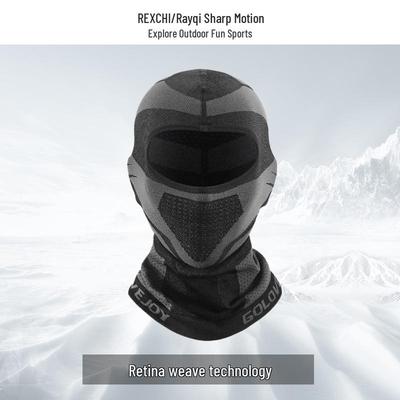 Leqi Men's Cycling Face Mask & Neck Gaiter: Breathable, Moisture-Wicking, Sweat-Absorbing Helmet Liner & Headscarf