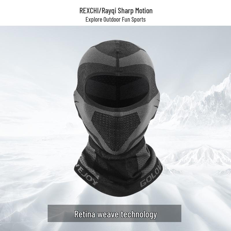 Leqi Men's Cycling Face Mask & Neck Gaiter: Breathable, Moisture-Wicking, Sweat-Absorbing Helmet Liner & Headscarf