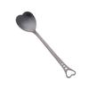 Heart Shaped Heart Shape Coffee Spoon Dessert Sugar Stirring Spoons Tea Spoon Stainless Steel Tableware Drinking Tool