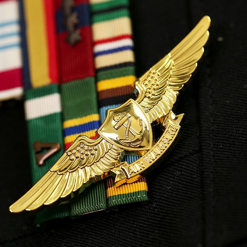 Argint Antic USNAVY Insignă de Calificare Expert în Luptă Aeriană Insignă de Zbor Insignă de Abilitate Insignă Metalică Fan Militar Medalie Cadou Militar