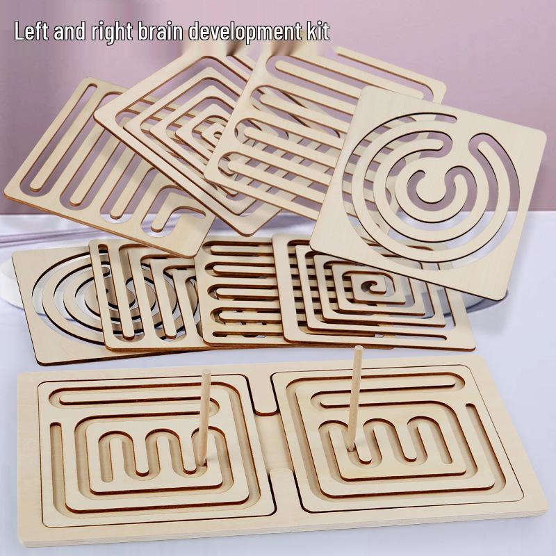 

Children s Wooden Brain Development & Motor Skills Educational Toy Set