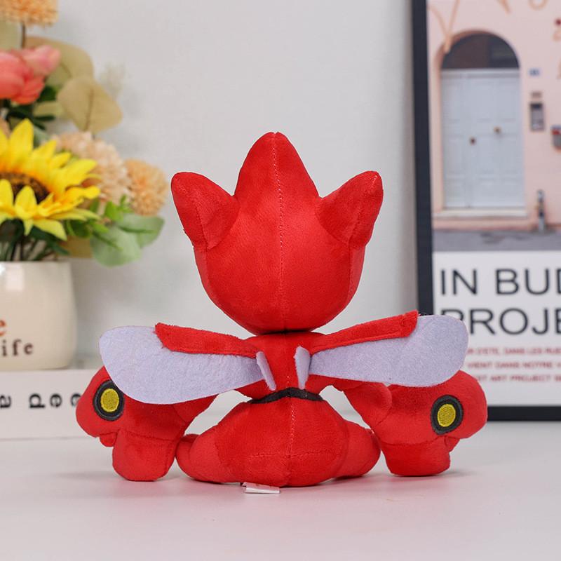 Small Plush Toy 16cm Red Mantis Cartoon Animal Figure For Kids Collectors