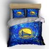 Golden State Warriors Logo Bettwäsche Bettbezug-Set Bettbezug Kissenbezüge  (1*Bettbezug 2*Kissenbezüge, ohne Bettdecke)