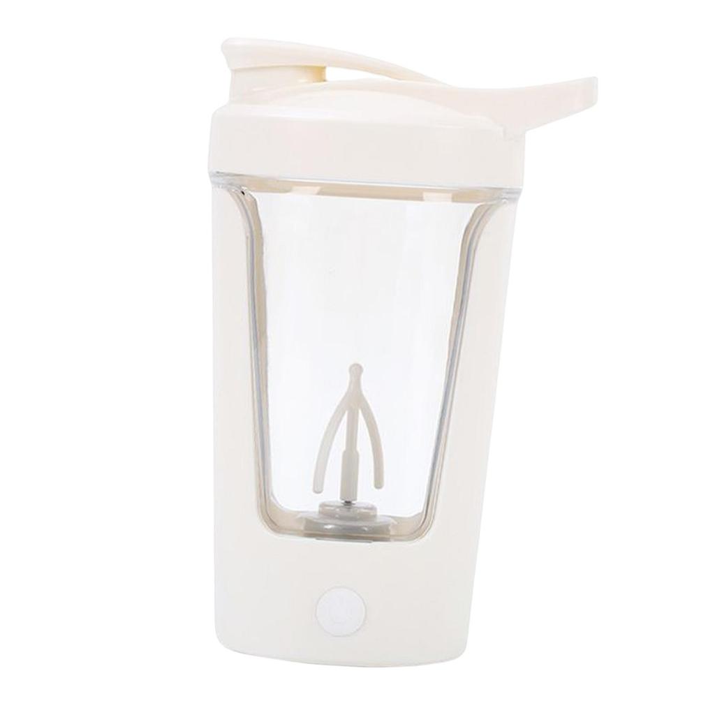 Handheld Electric Shaker Bottles Battery Operated Protein Bottle 350ml Cup Drink