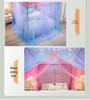 Three-Door Princess Style Thickened Mosquito Net for Single/Double Bed
