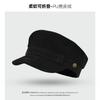 Japanese Retro Equestrian Hat Suede Duck Tongue Beret Women'S Casual Versatile Spring And Autumn Octagonal Hat Shows Small Face